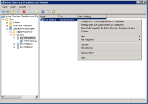 Manuell Replikation anstoßen Manuell Replikation anstoßen