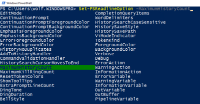 Alle verfügbaren Parameter eines Cmdlets anzeigen mit STRG + Leertaste Alle verfügbaren Parameter eines Cmdlets anzeigen mit STRG + Leertaste